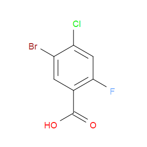 5-BROMO-4-CHLORO-2-FLUOROBENZOIC ACID - Click Image to Close