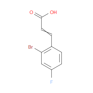 2-BROMO-4-FLUOROCINNAMIC ACID - Click Image to Close