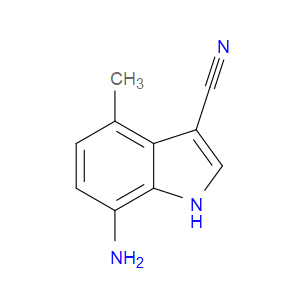 7-AMINO-4-METHYL-1H-INDOLE-3-CARBONITRILE - Click Image to Close