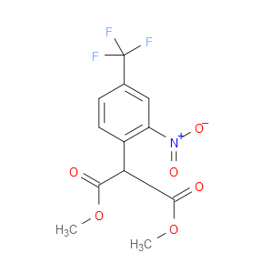 1,3-DIMETHYL 2-[2-NITRO-4-(TRIFLUOROMETHYL)PHENYL]PROPANEDIOATE