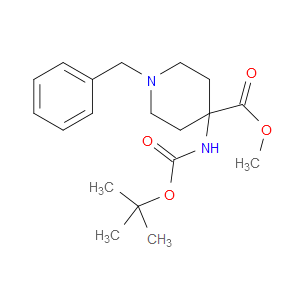 METHYL 1-BENZYL-4-(BOC-AMINO)PIPERIDINE-4-CARBOXYLATE - Click Image to Close