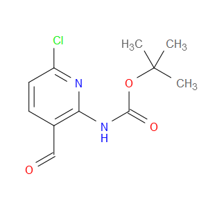 TERT-BUTYL 6-CHLORO-3-FORMYLPYRIDIN-2-YLCARBAMATE - Click Image to Close