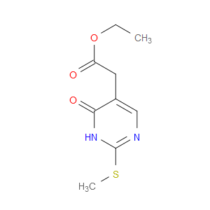 ETHYL 2-(2-(METHYLTHIO)-6-OXO-1,6-DIHYDROPYRIMIDIN-5-YL)ACETATE