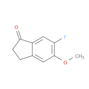 6-FLUORO-5-METHOXY-2,3-DIHYDRO-1H-INDEN-1-ONE - Click Image to Close
