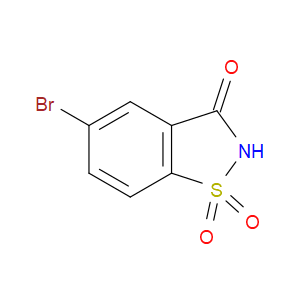 1,2-BENZISOTHIAZOL-3(2H)-ONE, 5-BROMO-, 1,1-DIOXIDE