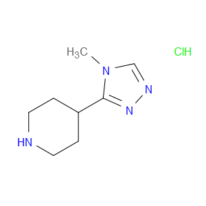 4-(4-METHYL-4H-1,2,4-TRIAZOL-3-YL)PIPERIDINE HYDROCHLORIDE