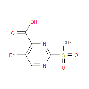 2-METHYLSULFONYL-5-BROMOPYRIMIDINE-4-CARBOXYLIC ACID