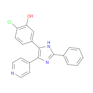 2-CHLORO-5-(2-PHENYL-5-(PYRIDIN-4-YL)-1H-IMIDAZOL-4-YL)PHENOL