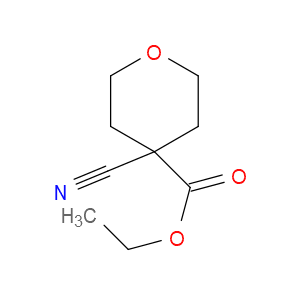 ETHYL 4-CYANOTETRAHYDRO-2H-PYRAN-4-CARBOXYLATE