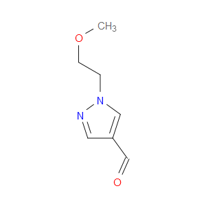1-(2-METHOXYETHYL)-1H-PYRAZOLE-4-CARBALDEHYDE - Click Image to Close