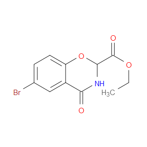 ETHYL 6-BROMO-4-OXO-3,4-DIHYDRO-2H-BENZO[E][1,3]OXAZINE-2-CARBOXYLATE