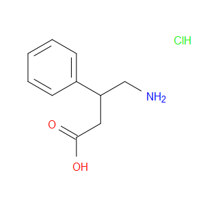 4-AMINO-3-PHENYLBUTANOIC ACID HYDROCHLORIDE