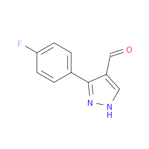 3-(4-FLUOROPHENYL)-1H-PYRAZOLE-4-CARBALDEHYDE - Click Image to Close