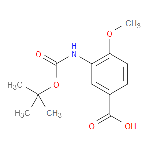 3-((TERT-BUTOXYCARBONYL)AMINO)-4-METHOXYBENZOIC ACID