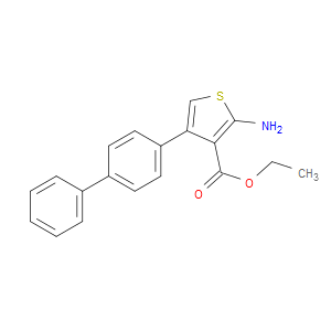 ETHYL 2-AMINO-4-(1,1'-BIPHENYL-4-YL)THIOPHENE-3-CARBOXYLATE