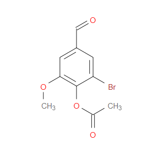 2-BROMO-4-FORMYL-6-METHOXYPHENYL ACETATE - Click Image to Close