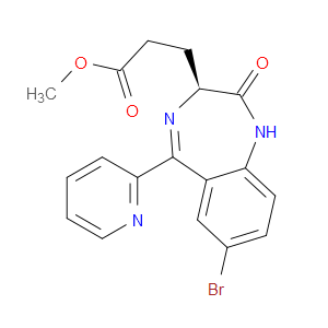 (S)-METHYL 3-(7-BROMO-2-OXO-5-(PYRIDIN-2-YL)-2,3-DIHYDRO-1H-BENZO[E][1,4]DIAZEPIN-3-YL)PROPANOATE
