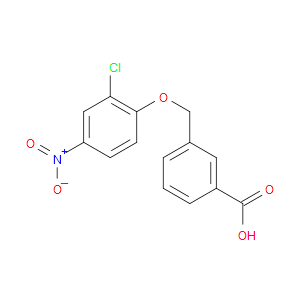 3-((2-CHLORO-4-NITROPHENOXY)METHYL)BENZOIC ACID