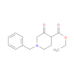 ETHYL 1-BENZYL-3-OXOPIPERIDINE-4-CARBOXYLATE