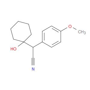 2-(1-HYDROXYCYCLOHEXYL)-2-(4-METHOXYPHENYL)ACETONITRILE - Click Image to Close