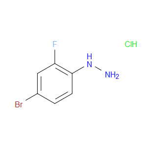 (4-BROMO-2-FLUOROPHENYL)HYDRAZINE HYDROCHLORIDE - Click Image to Close