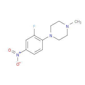 1-(2-FLUORO-4-NITROPHENYL)-4-METHYLPIPERAZINE