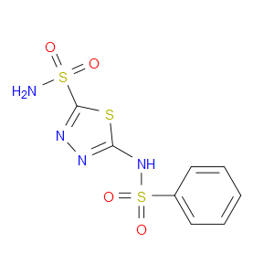 2-BENZENESULFONAMIDO-1,3,4-THIADIAZOLE-5-SULFONAMIDE