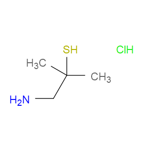 1-AMINO-2-METHYLPROPANE-2-THIOL HYDROCHLORIDE - Click Image to Close