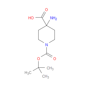 4-AMINO-1-BOC-PIPERIDINE-4-CARBOXYLIC ACID - Click Image to Close