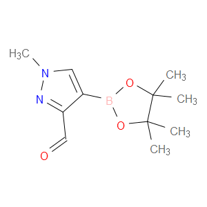 1-METHYL-4-(4,4,5,5-TETRAMETHYL-1,3,2-DIOXABOROLAN-2-YL)-1H-PYRAZOLE-3-CARBALDEHYDE
