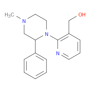 1-(3-HYDROXYMETHYLPYRIDIN-2-YL)-4-METHYL-2-PHENYLPIPERAZINE