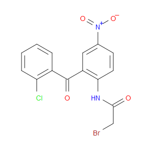 2-BROMO-N-[2-(2-CHLOROBENZOYL)-4-NITROPHENYL]ACETAMIDE