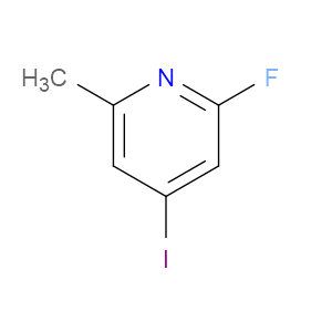 2-FLUORO-4-IODO-6-METHYLPYRIDINE