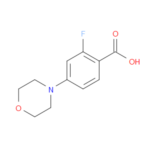 2-FLUORO-4-MORPHOLINOBENZOIC ACID