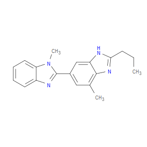 2-N-PROPYL-4-METHYL-6-(1-METHYLBENZIMIDAZOLE-2-YL)BENZIMIDAZOLE