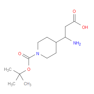3-AMINO-3-(1-BOC-4-PIPERIDYL)PROPANOIC ACID