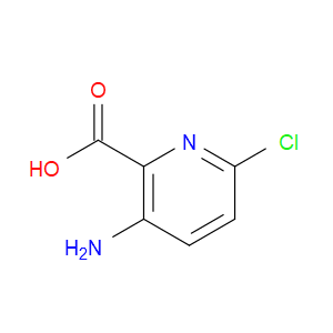 3-AMINO-6-CHLOROPYRIDINE-2-CARBOXYLIC ACID - Click Image to Close