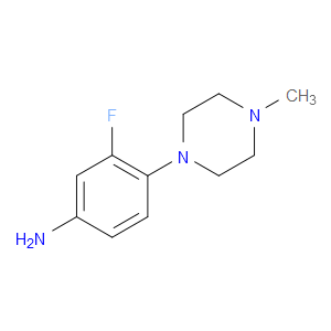 3-FLUORO-4-(4-METHYLPIPERAZIN-1-YL)ANILINE