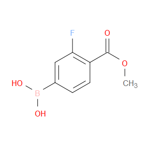 3-FLUORO-4-METHOXYCARBONYLPHENYLBORONIC ACID - Click Image to Close