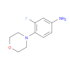 3-FLUORO-4-MORPHOLINOANILINE