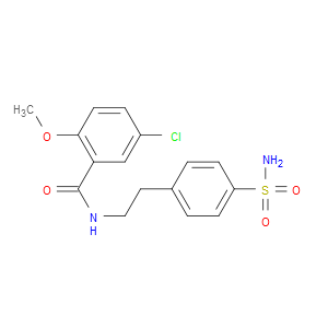 4-[2-(5-Chloro-2-methoxybenzamido)ethyl]phenylsulfonamide - Click Image to Close
