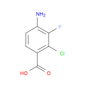 4-AMINO-2-CHLORO-3-FLUOROBENZOIC ACID - Click Image to Close