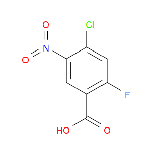 4-CHLORO-2-FLUORO-5-NITROBENZOIC ACID