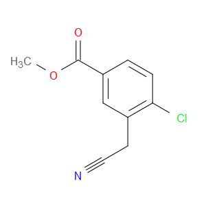 METHYL 4-CHLORO-3-(CYANOMETHYL)BENZOATE
