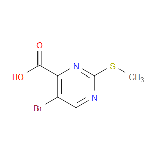 5-BROMO-2-(METHYLTHIO)PYRIMIDINE-4-CARBOXYLIC ACID