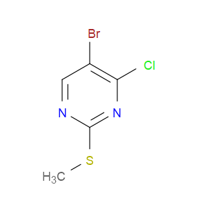 5-BROMO-4-CHLORO-2-(METHYLTHIO)PYRIMIDINE