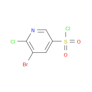 5-BROMO-6-CHLOROPYRIDINE-3-SULFONYL CHLORIDE