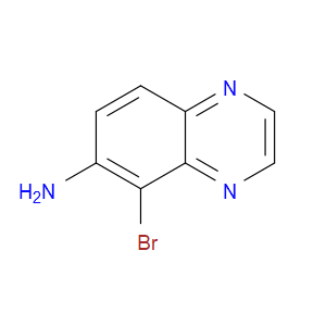 6-AMINO-5-BROMOQUINOXALINE