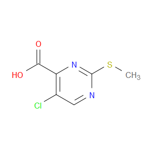 5-CHLORO-2-(METHYLTHIO)PYRIMIDINE-4-CARBOXYLIC ACID - Click Image to Close