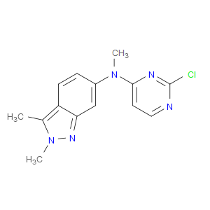 N-(2-CHLOROPYRIMIDIN-4-YL)-N,2,3-TRIMETHYL-2H-INDAZOL-6-AMINE